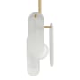 Studio M Megalith 7" Wide LED Abstract Mini Pendant Natural Aged Brass