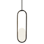 Studio M Trance 6" Wide Mini Pendant Gunmetal