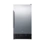Summit 18 Built-In Freezer with Lock - Stainless Steel Stainless Steel