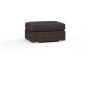 Sunset West Montecito 24" Wide Sunbrella Outdoor Ottoman Cognac / Spectrum Carbon