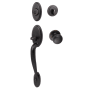 Sure-Loc Aspen Sectional Single Cylinder Keyed Entry Handleset with Interior Knob Vintage Bronze