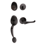 Sure-Loc Alta Sectional Single Cylinder Keyed Entry Handleset with Interior Lever Vintage Bronze