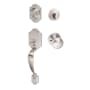 Sure-Loc Coral Sectional Single Cylinder Keyed Entry Handleset with Interior Knob Satin Nickel