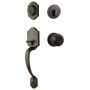 Sure-Loc Coral Sectional Single Cylinder Keyed Entry Handleset with Interior Knob Vintage Bronze