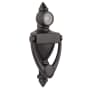 Sure-Loc 5-7/16 Inch Tall Urn Door Knocker with 180 Degree Viewer Vintage Bronze