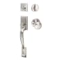 Sure-Loc Madison Sectional Single Cylinder Keyed Entry Handleset with Interior Knob Satin Nickel