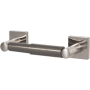 Sure-Loc Monza Two Post Wall Mounted Toilet Paper Holder Satin Nickel