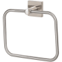 Sure-Loc Monza 7-1/2" Wall Mounted Towel Ring Satin Nickel
