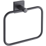 Sure-Loc Monza 7-1/2" Wall Mounted Towel Ring Flat Black