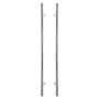 Sure-Loc Round 60" Center to Center Single Door Pull Polished Chrome