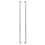 Sure-Loc Square 72" Center to Center Single Door Pull Satin Stainless