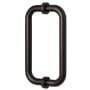 Sure-Loc C Shape 8" Center to Center Back to Back Shower Door Handle Pull Set Vintage Bronze
