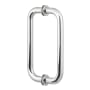 Sure-Loc C Shape 8" Center to Center Back to Back Shower Door Handle Pull Set Polished Chrome