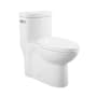 Swiss Madison Sublime 1.28 GPF One Piece Elongated Toilet with Left Hand Lever - Seat Included Glossy White
