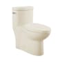Swiss Madison Sublime 1.28 GPF One Piece Elongated Toilet with Left Hand Lever - Seat Included Bisque