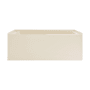 Swiss Madison Voltaire 60" Three Wall Alcove Acrylic Soaking Tub with Right Drain and Overflow Bisque