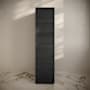 Swiss Madison St. Tropez 60" MDF Free Standing Linen Tower Black Oak