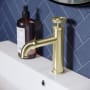 Swiss Madison Avallon 1.2 GPM Single Hole Bathroom Faucet Brushed Gold