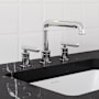 Swiss Madison Avallon 1.2 GPM Widespread Sleek Handle Bathroom Faucet Chrome