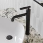 Swiss Madison Avallon 1.2 GPM Single Handle Sleek Single Hole High Arc Bathroom Faucet Matte Black