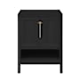 Swiss Madison Chateau 24" Single Free Standing Vanity Cabinet Only - Less Vanity Top Black Oak