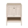 Swiss Madison Chateau 24" Single Free Standing Vanity Cabinet Only - Less Vanity Top White Oak