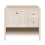 Swiss Madison Chateau 36" Single Free Standing Vanity Cabinet Only - Less Vanity Top White Oak