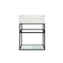 Swiss Madison Pierre 18" Wall Mounted Console Sink Set Matte Black