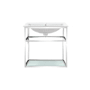 Swiss Madison Pierre 23-5/8" High Wall Mounted Console Sink Set Chrome