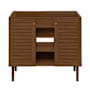 Swiss Madison Bron 36" Single Free Standing Vanity Cabinet Only - Less Vanity Top Brown Oak