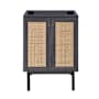 Swiss Madison Classe 24" Single Free Standing Vanity Cabinet Only - Less Vanity Top Black