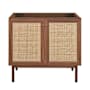 Swiss Madison Classe 36" Single Free Standing Vanity Cabinet Only - Less Vanity Top Dark Walnut