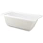 Swiss Madison Voltaire 60" Three Wall Alcove Acrylic Soaking Tub with Left Drain and Overflow White