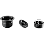Swiss Madison 1-13/16" Basket Strainers Black