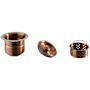 Swiss Madison 1-13/16" Basket Strainers Rose Gold