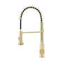 Swiss Madison Nouvet 1.5 GPM Single Hole Pre-Rinse Pull Down Kitchen Faucet Brushed Gold