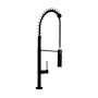 Swiss Madison Chalet 1.5 GPM Single Hole Pre-Rinse Pull Down Kitchen Faucet Matte Black