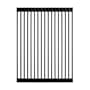 Swiss Madison 16-7/8" L x 12-15/16" W Silicone Roll Up Sink Grid Black