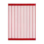 Swiss Madison 16-7/8" L x 12-15/16" W Silicone Roll Up Sink Grid Red