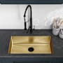 Swiss Madison Rivage 30" Undermount Single Basin Stainless Steel Kitchen Sink Gold