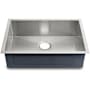 Swiss Madison Tourner 27" Undermount Single Basin Stainless Steel Kitchen Sink Stainless Steel