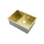 Swiss Madison Tourner 27" Undermount Single Basin Stainless Steel Kitchen Sink Gold