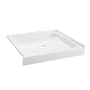 Swiss Madison Voltaire 36" x 36" Rectangular Shower Base with Single Threshold, and Center Drain White