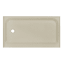 Swiss Madison Voltaire 60" x 36" Rectangular Shower Base with Single Threshold, and Left Drain Biscuit