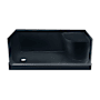 Swiss Madison Aquatique 59-3/4" x 32" Rectangular Shower Base with Single Threshold and Left Drain Matte Black