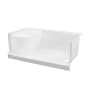 Swiss Madison Aquatique 59-3/4" x 32" Rectangular Shower Base with Single Threshold and Right Drain Glossy White
