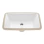 Swiss Madison Voltaire 21" Rectangular Ceramic Undermount Bathroom Sink with Overflow and Glossy White