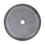 Swiss Madison Cache 15-3/8" Circular Glass Vessel Bathroom Sink with Center Drain Black