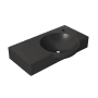 Swiss Madison Chateau 30" Rectangular Ceramic Wall Mounted Bathroom Sink with Single Faucet Hole Matte Black