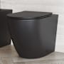 Swiss Madison St. Tropez Elongated Toilet Bowl Only - Seat Included Matte Black